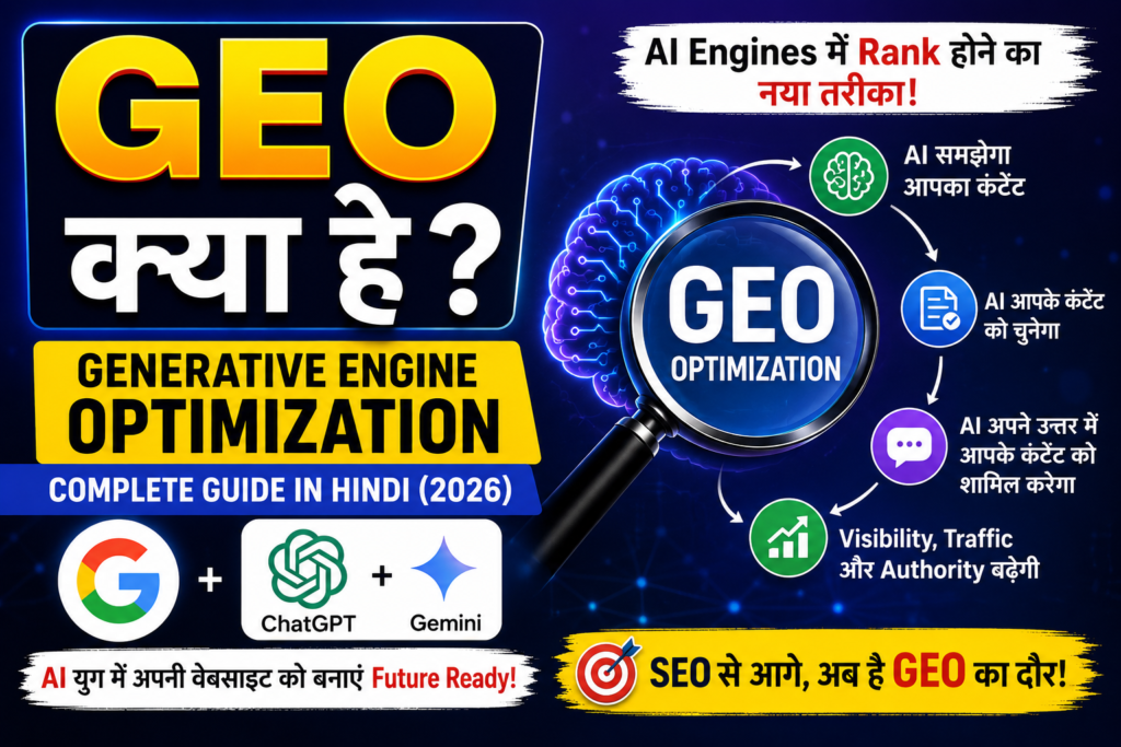 Generative Engine Optimization Complete Guide in Hindi