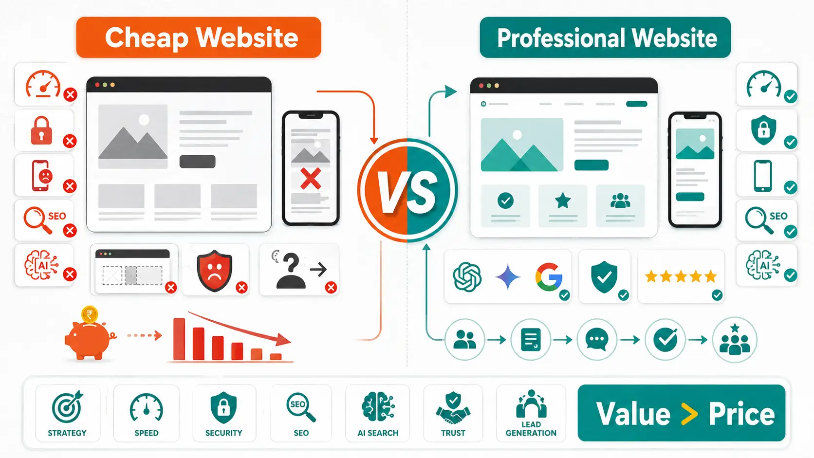 What is the best question to ask when choosing a website?