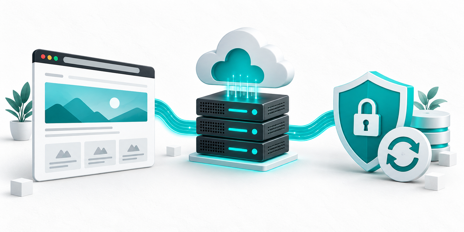 Self-hosted WordPress hosting security और backup workflow