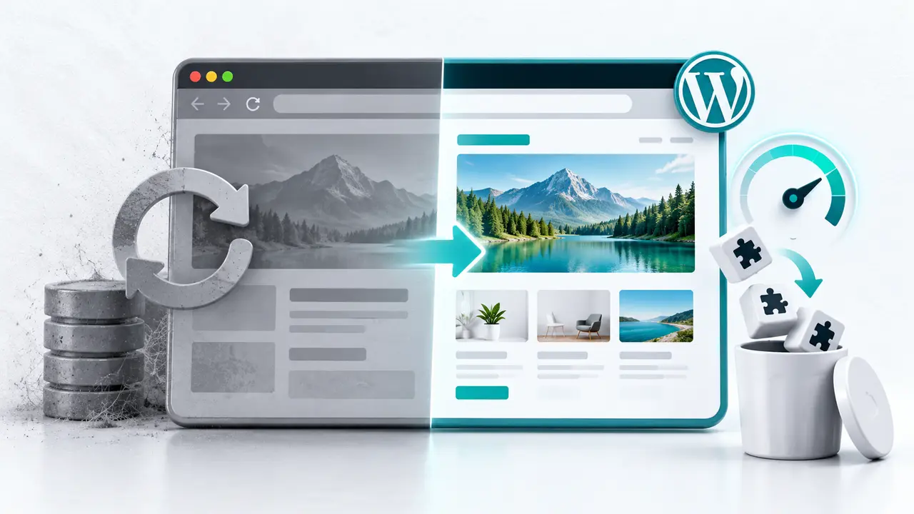 WordPress में पुराना कैश और धीमी वेबसाइट का समाधान