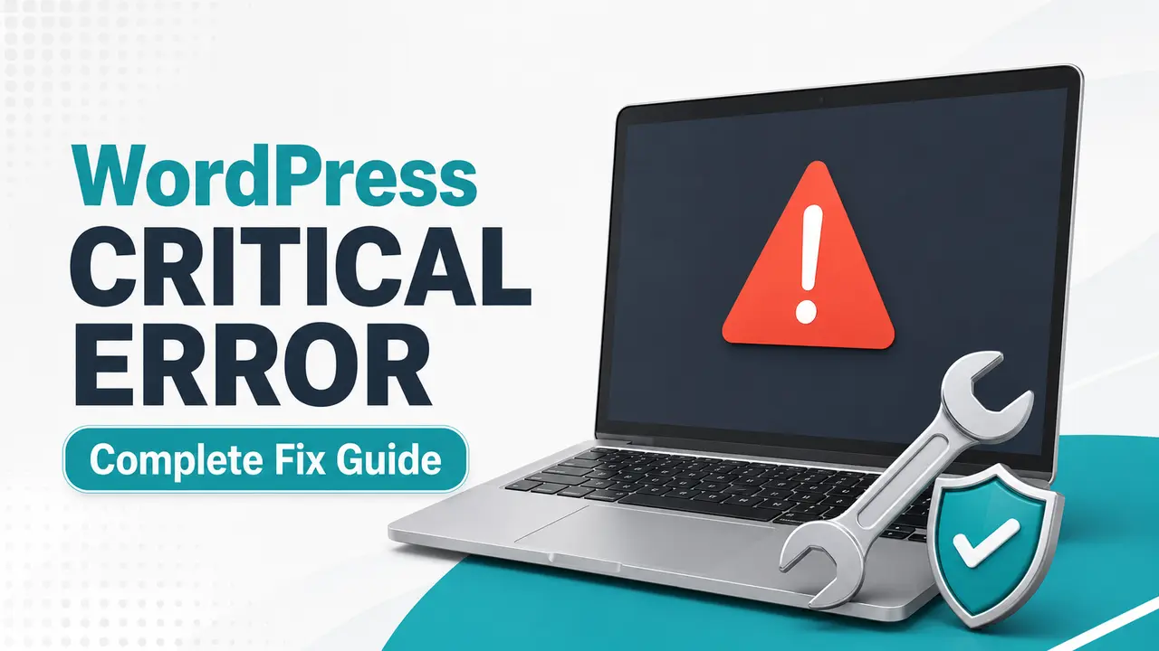 WordPress Critical Error कैसे ठीक करें – Complete Fix Guide